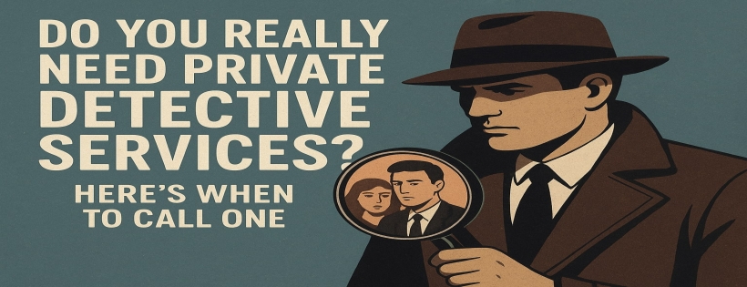 Do You Really Need Private Detective Services? Here’s When to Call One