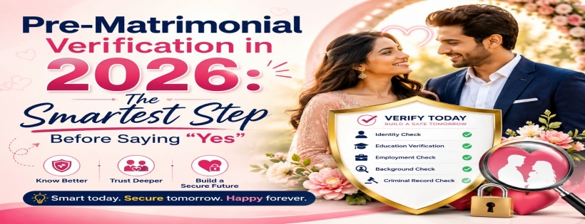 Pre-Matrimonial Verification in 2026: The Smartest Step Before Saying “Yes”