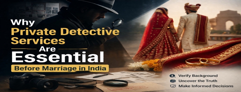 Why Private Detective Services Are Essential Before Marriage in India